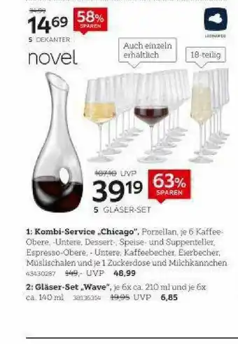 dodenhof Novel Gläser-set Oder Dekanter Angebot