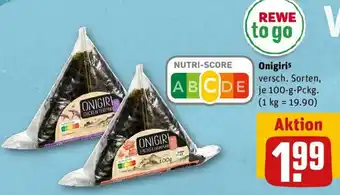 REWE Onigiri 100 g Pckg. Angebot