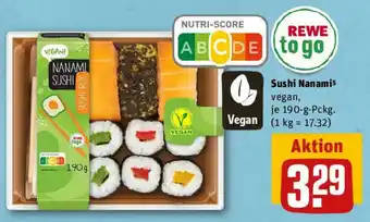 REWE Sushi Nanami 190 g Pckg. Angebot