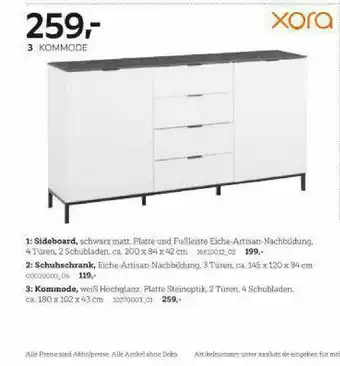 dodenhof Xora Kommode Angebot