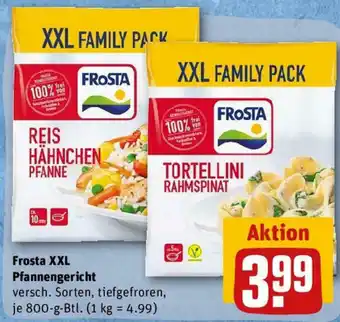 REWE Frosta XXL Pfannengericht 800 g Btl. Angebot