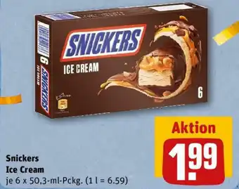 REWE Snickers Ice Cream 6x50,3 ml Pckg. Angebot