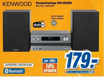 Expert Klein Kenwood Kompaktanlage M918DABH Angebot