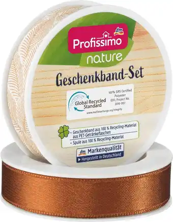 dm drogerie Profissimo geschenkband-set "braunes satinband/blätter" Angebot