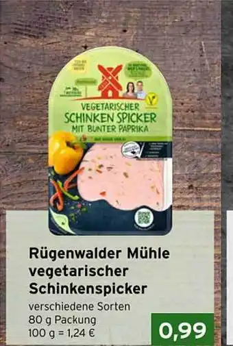 CAP Markt Rügenwalder Mühle vegetarischer Schinkenspicker Angebot