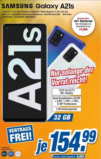 Expert Klein Samsung Galaxy A21s Angebot