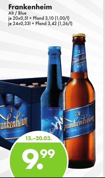 Trink und Spare Frankenheim Angebot