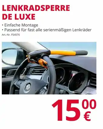 A.T.U. Lenkradsperre De Luxe Angebot