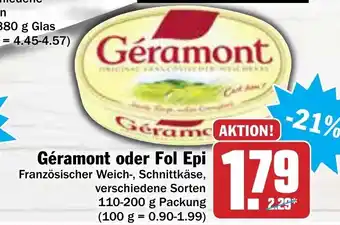 AEZ Géramont oder Fol Epi 110-200g Angebot