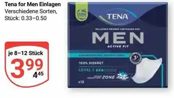 Globus Tena for men einlagen Angebot