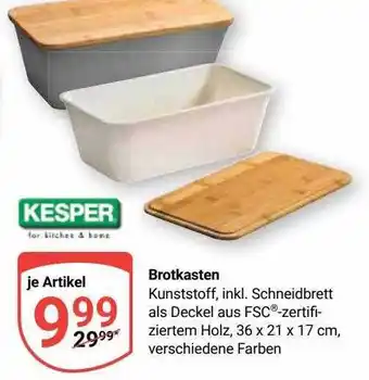 Globus Brotkasten kesper Angebot