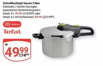 Globus Tefal schnellkochtopf secure 5 neo Angebot