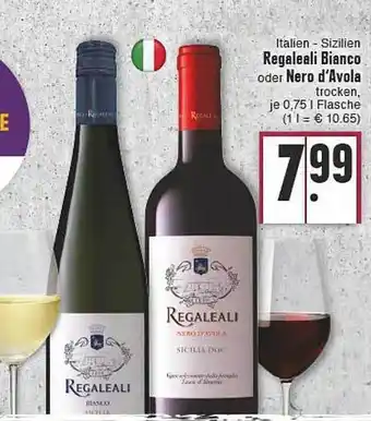 E-Center Regaleali bianco oder nero d'avola Angebot