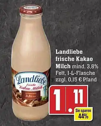 Edeka Landliebe frische kakao milch Angebot