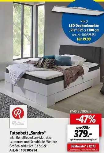 Lidl Relita futonbett sandro Angebot