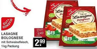 Edeka Zurheide Lasagne bolognese gut & günstig Angebot