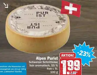 AEZ Alpen Purist 100g Angebot