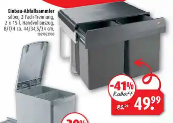 ROLLER Einbau Abfallsammler Angebot