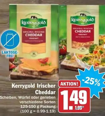 AEZ Kerrygold Irischer Cheddar 125-150g Angebot