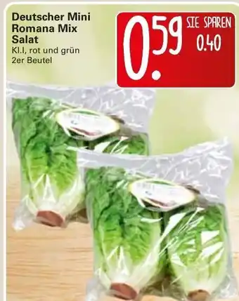 WEZ Deutscher Mini Romana Mix Salat Angebot