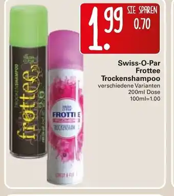 WEZ Swiss o Par Fruttee Trockenshampoo 200ml Angebot