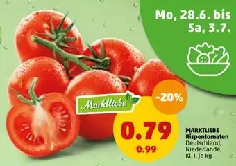 PENNY Marktliebe Rispentomaten Angebot
