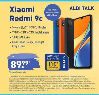 Aldi Nord Xiaomi Redmi 9c Angebot