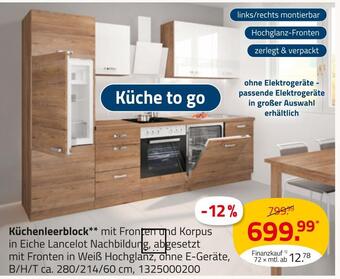 ROLLER Küchenleerblock Angebot