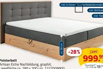 ROLLER Polsterbett Angebot