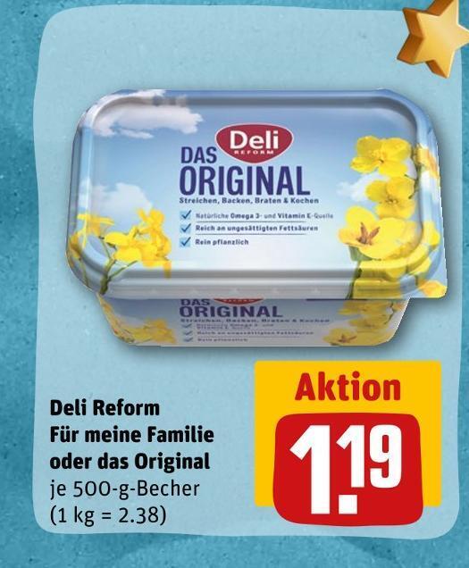 Deli reform für meine familie oder das original Angebot bei REWE