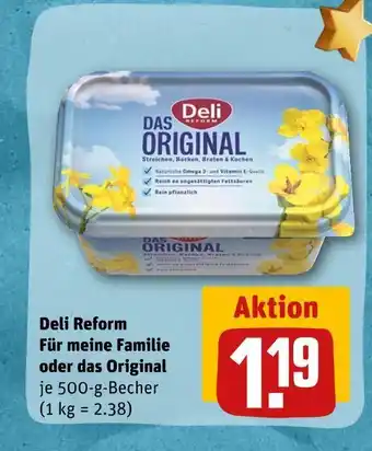 REWE Deli reform für meine familie oder das original Angebot