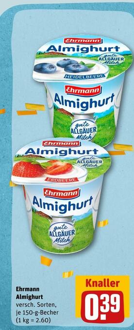 REWE Ehrmann almighurt Angebot