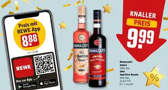 REWE Ramazzotti amaro oder aperitivo rosato Angebot