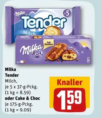 REWE Milka tender oder cake & choc Angebot