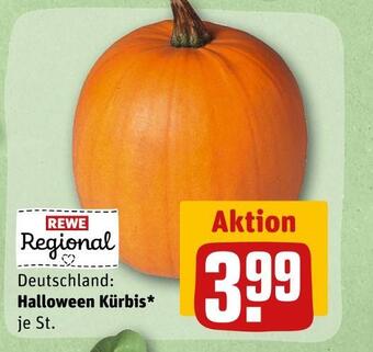 REWE Rewe regional halloween kürbis Angebot