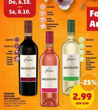 PENNY Freixenet rotwein, weißwein oder rosé Angebot