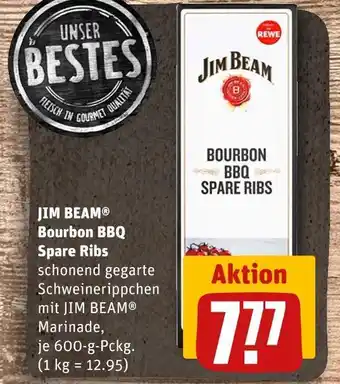 REWE Jim beam bourbon bbq spare ribs Angebot