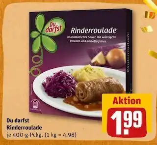 REWE Du darfst rinderroulade Angebot