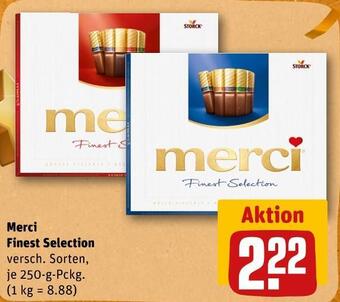 REWE Storck merci finest selection Angebot