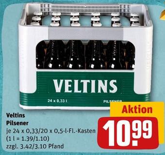 REWE Veltins pilsener Angebot