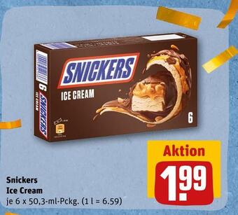 REWE Snickers ice cream Angebot
