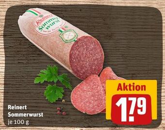 REWE Reinert sommerwurst Angebot
