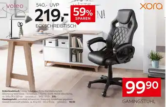 XXXLutz Xora oder voleo eckschreibtisch oder gamingstuhl Angebot