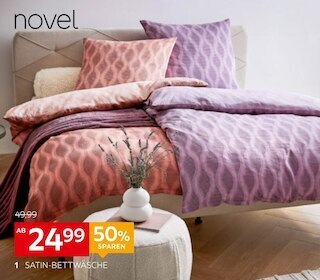 XXXLutz Novel satin-bettwäsche-garnitur Angebot