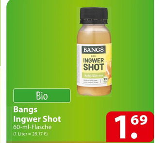 Famila Nord Ost Bangs ingwer shot Angebot
