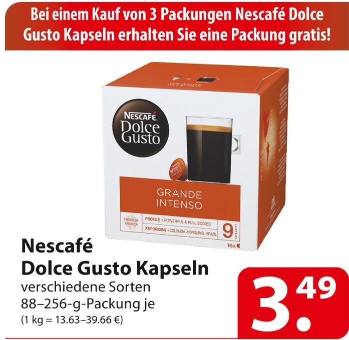 Nescafé dolce gusto kapseln Angebot bei Famila Nord Ost