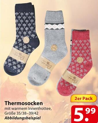 Famila Nord Ost Thermosocken Angebot
