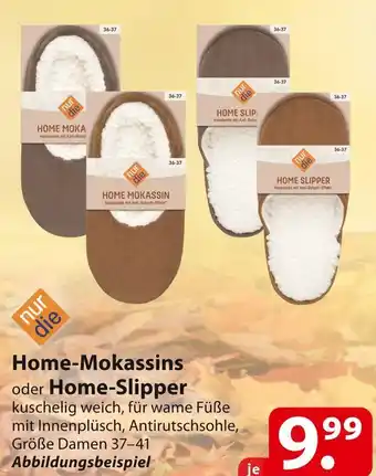 Famila Nord Ost Nur die home-mokassins oder home-slipper Angebot