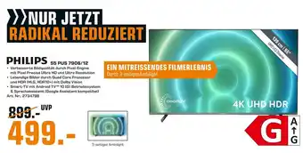 Saturn Philips uhd led tv Angebot