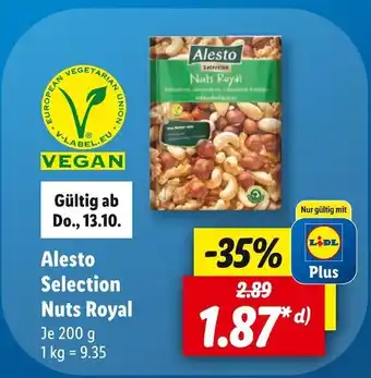 Lidl Alesto selection nuts royal Angebot